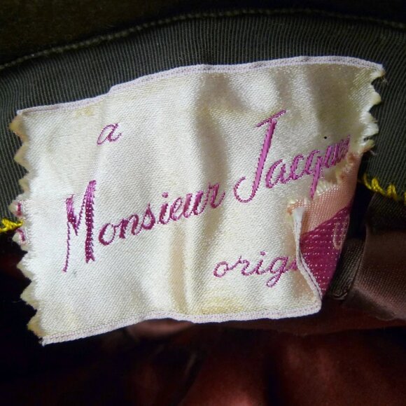 50s Monsiuer Jacques mink fur hat